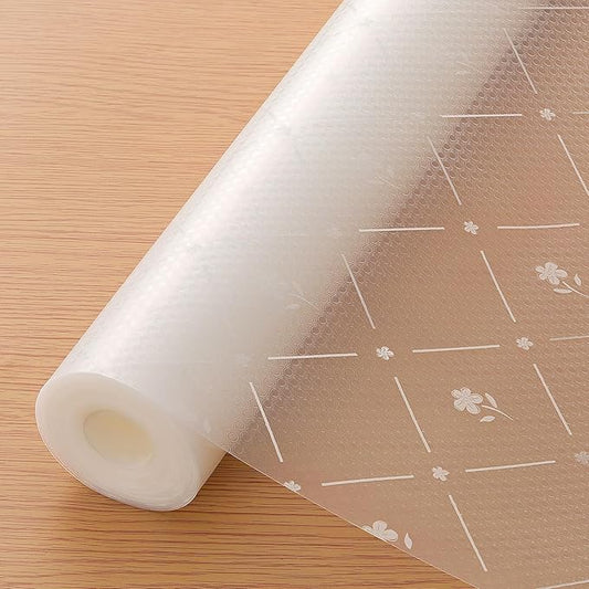 INNOLITES Shelf Liners for Kitchen Cabinets, Non Adhesive Drawer Cabinet Liner, Waterproof Oil-Proof Non-Slip Shelf Liner for Kitchen Pantry Refrigerator 23.6" x 118"