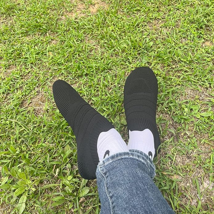 Adult Indoor House Slippers Socks Lightweight Non Slip Grip House Home Shoes for Women Men