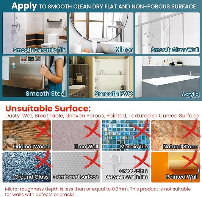 TAILI Soap Holder Bar Dish Suction Cup, Bar Shampoo Rack for Shower Wall, Draining Soap Saver Tray for Bathroom, Rustproof Stainless Steel Sponge Holder for Tub, Kitchen, Drill-Free, Black