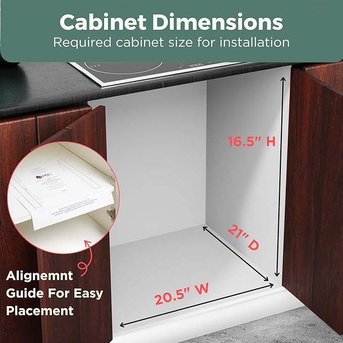 HOLDN’ STORAGE Two Tier Pull Out Cabinet Organizer, Individual Sliding Drawers - Heavy Duty Metal with Lifetime Limited Warranty - Anti Rust Chrome Finish - 20" W x 21”D x 16.5" H