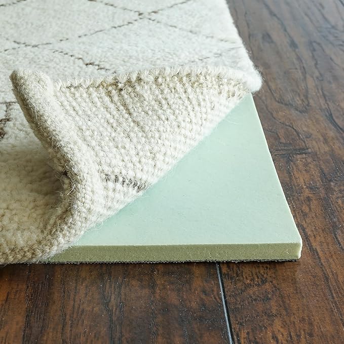 RUGPADUSA - Cloud Comfort Memory Foam - 10'x13' - 7/16" Thick - Luxurious Cushioned Rug Pad - Water Resistant