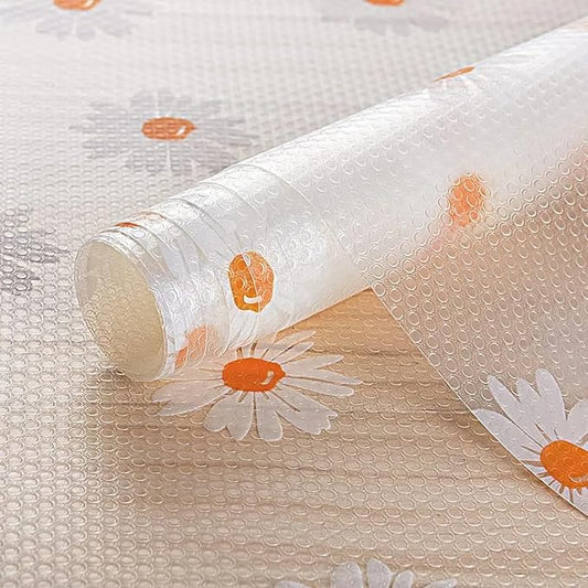 INNOLITES Shelf Liners for Kitchen Cabinets, Non Adhesive Drawer Cabinet Liner, Waterproof Oil-Proof Non-Slip Shelf Liner for Kitchen Pantry Refrigerator 23.6" x 118"