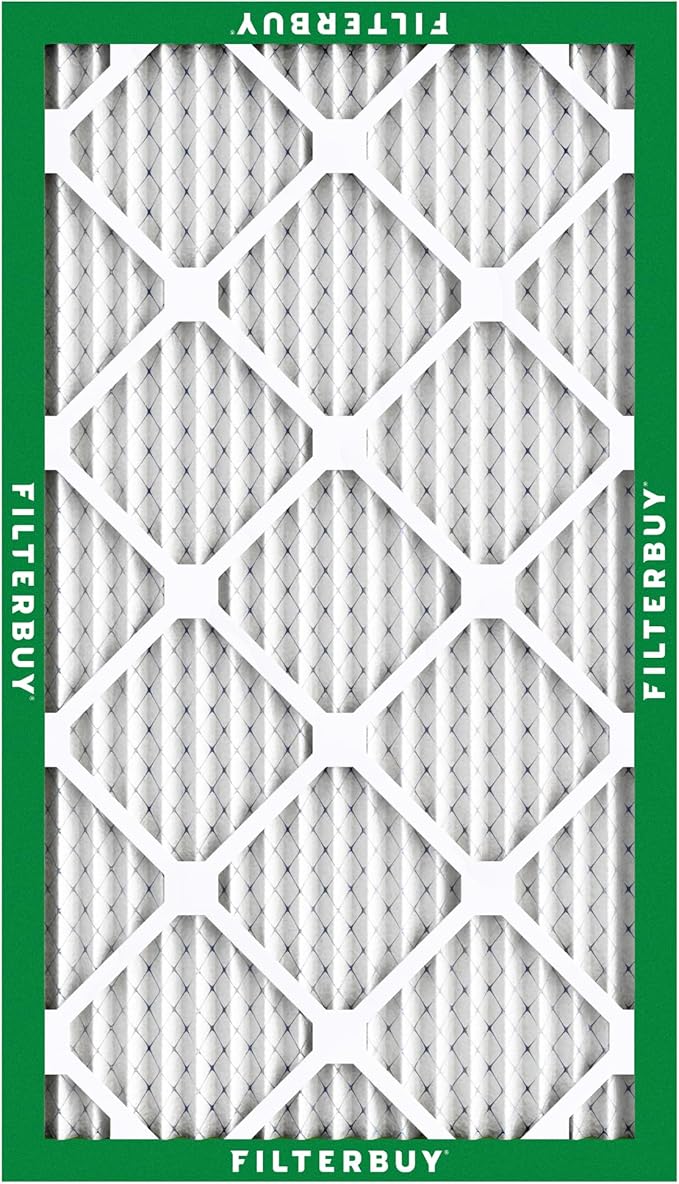 Filterbuy 14x30x1 Air Filter MERV 8 (MPR 700) Dust Defense Replacement (6-Pack), Electrostatic Pleated HVAC AC Furnace Filters, Made in USA (Actual Size: 13.88 x 29.88 x 0.75)