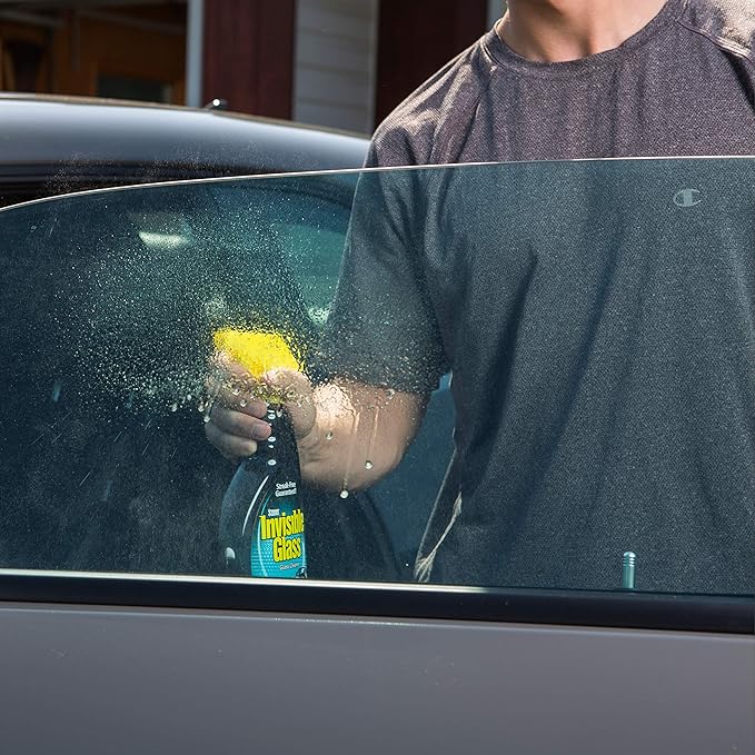 Invisible Glass 92163-6PK Premium Glass and Window Cleaner for Auto and Home Cleans Glass, Windows, Windshields, and More, Streak-Free, Ammonia-Free, Tint-Safe, 16 fl oz (Pack of 6)