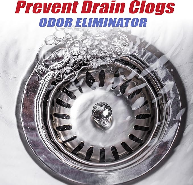 SANI 360° Sani Sticks Drain Cleaner and Deodorizer, 48 Count, Orange Scent Enzyme Pipe Cleaners, Eliminate Odors, Prevent Clogged Drains, Safe for Sinks, Bathtub Drains, Septic Tanks
