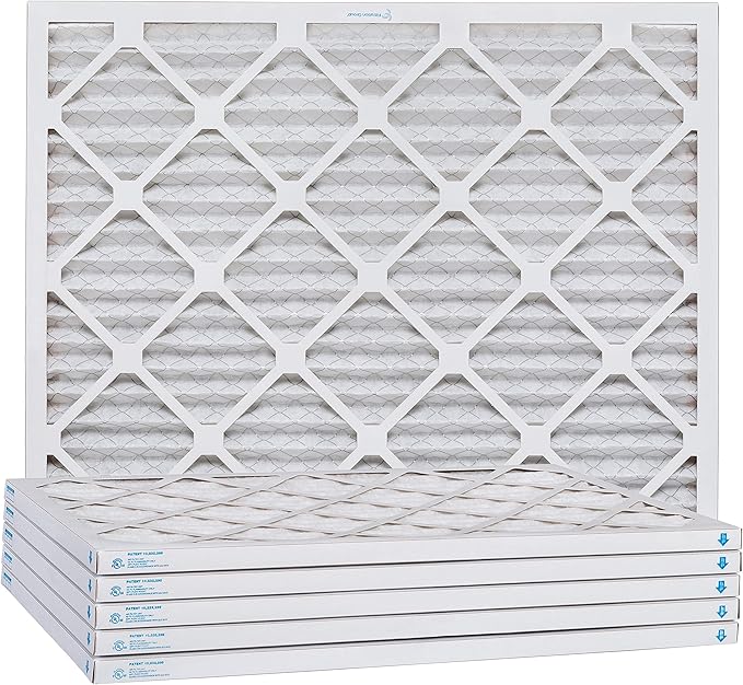 Aerostar 10x18x1 MERV 11-6 Count - Pleated Furnace & Air Conditioner Filters - Removes Dust, Cold & Flu Germs, Lint, Mold, Pet Dander, Allergy-Causing Pollen, Smog & Smoke