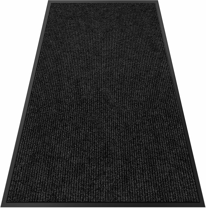 4′ x 43′ Front Door Mat Indoor Outdoor Entrance, Commercial Floor Mat Heavy Duty Dirt Trapper Entryway Doormat, Custom Size Non Slip Rubber Backing Welcome mat, Door Mat for High Traffic Area
