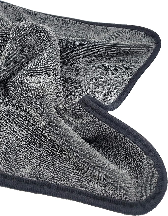 SOFTBATFY Microfiber Car Drying Towel, Shiny Bath Drying Towel Shower Cubicles Cloth for Water Removal in Shower and Bathroom (16x16inches*3pack)