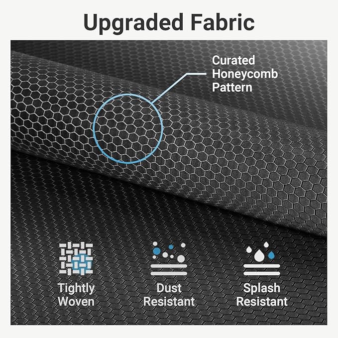 VIPEK V5C Heavy Duty Covered Clothes Rack Portable Closet Rack, Black Metal Clothing Rack with Black Upgarded Polyester Cover Cover, Adjustable Custom Freestanding Closet Wardrobe, Max Load 800LBS
