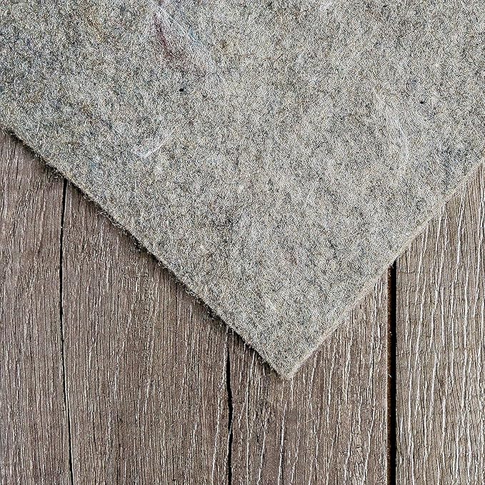 RUGPADUSA - Dual Surface - 12'x15' - 1/4" Thick - Felt + Rubber - Non-Slip Backing Rug Pad - Safe for All Floors