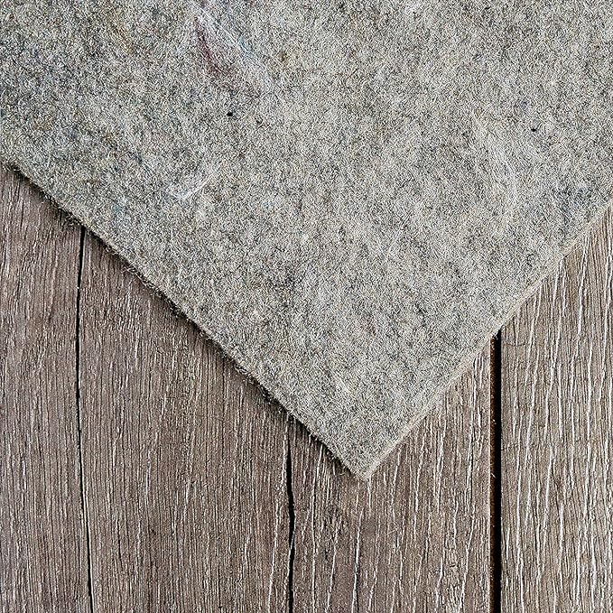 RUGPADUSA - Dual Surface - 2'x4' - 1/4" Thick - Felt + Rubber - Non-Slip Backing Rug Pad - Safe for All Floors