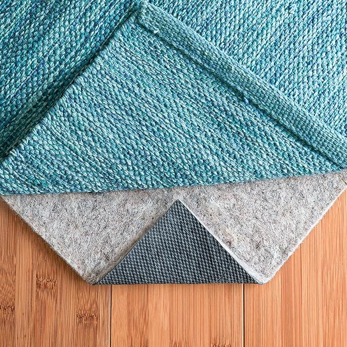 RUGPADUSA - Dual Surface - 2'6" x 8' - 1/8" Thick - Felt + Rubber - Non-Slip Backing Rug Pad - Adds Low-Profile Comfort and Protection