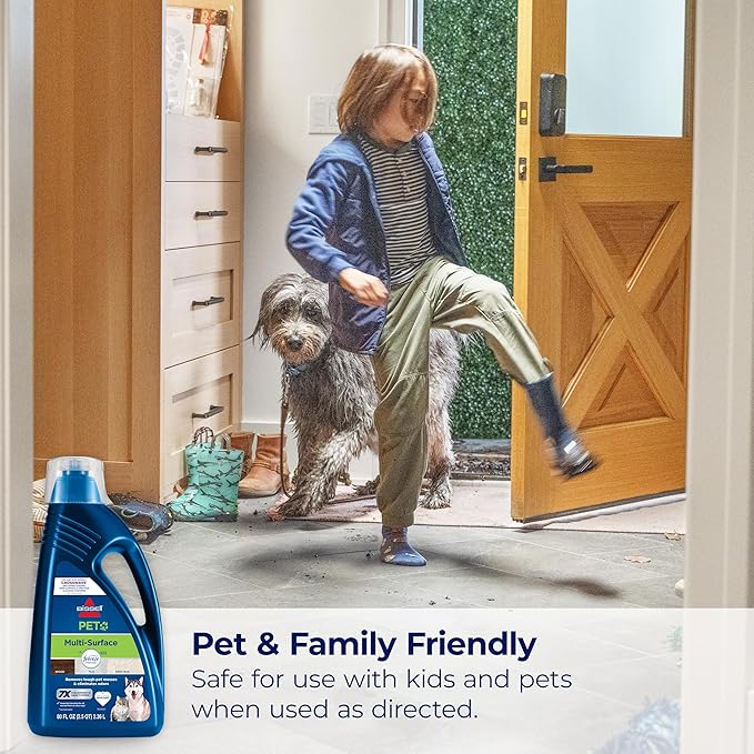 Bissell Multi-Surface Pet Formula with Febreze Freshness for Crosswave, 2295L, 80 oz, Safe to use on Sealed Hard Floors and Area Rugs, Removes Tough Pet Messes, and Eliminates Odors. Febreze Freshness